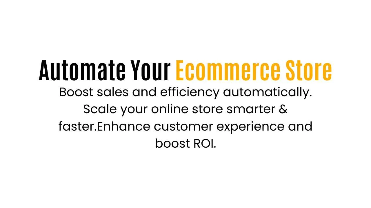 Enhance customer experience and boost ROI with ecommerce AI automation